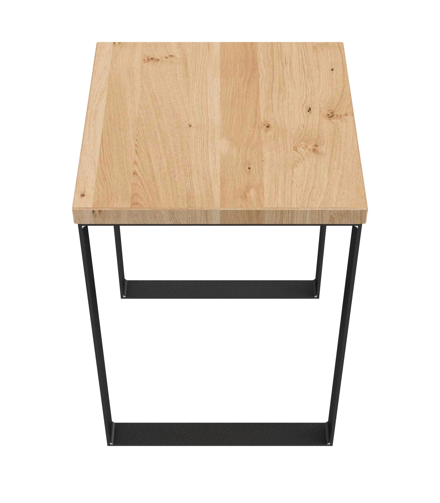 Hocker / H 50 / Stahl & Wildeiche