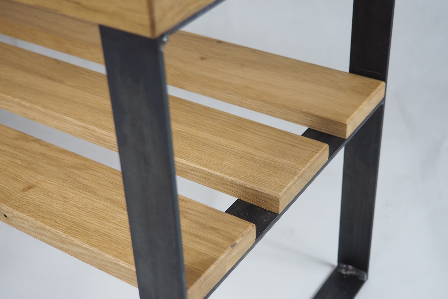 Schuhbank / L 80 / Stahl & Wildeiche