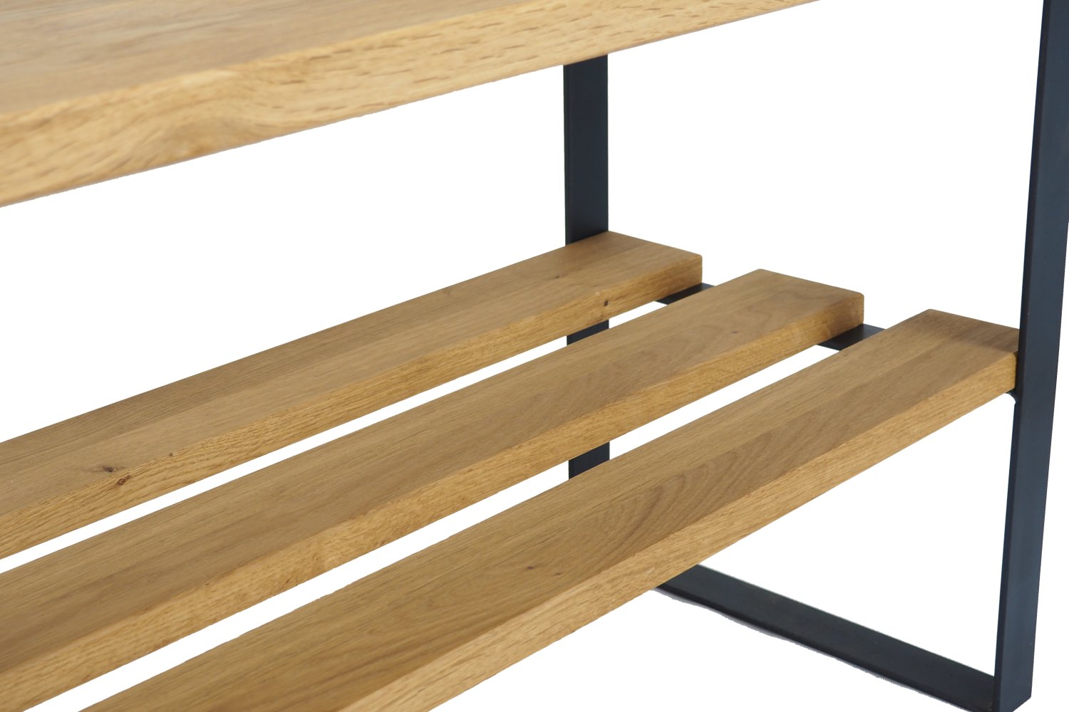 Schuhbank / L 80 / Stahl & Wildeiche